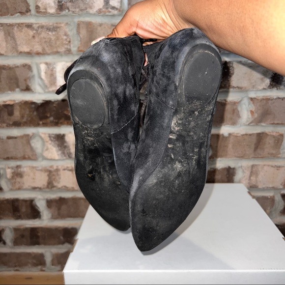 Blue suede flats - Picture 6 of 8